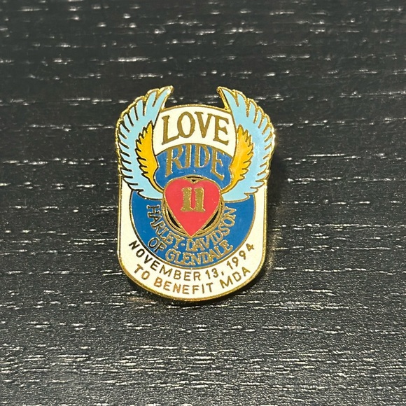 Harley-Davidson Other - 1994 Vintage Harley-Davidson Love Ride Pin